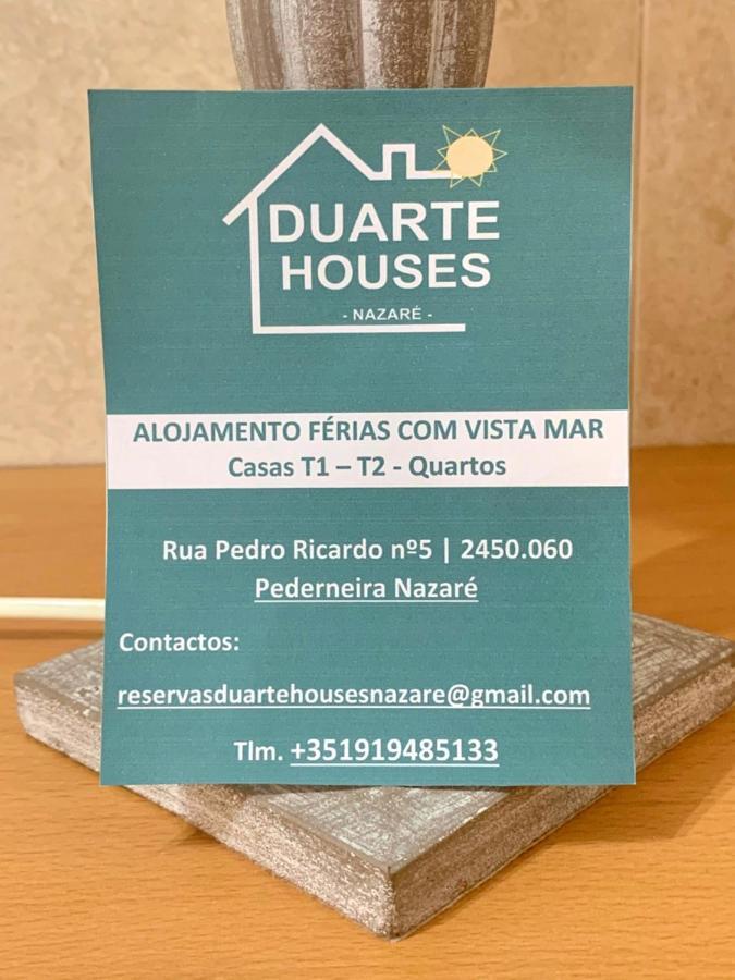 Duarte Houses - Casa T1 - Com Vista Mar Nazaré Dış mekan fotoğraf